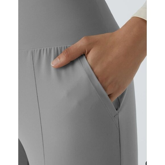 Halara Play it My Way Womens 3X Regular High Waist Joggers Gray Nylon Elastane - Picture 3 of 10